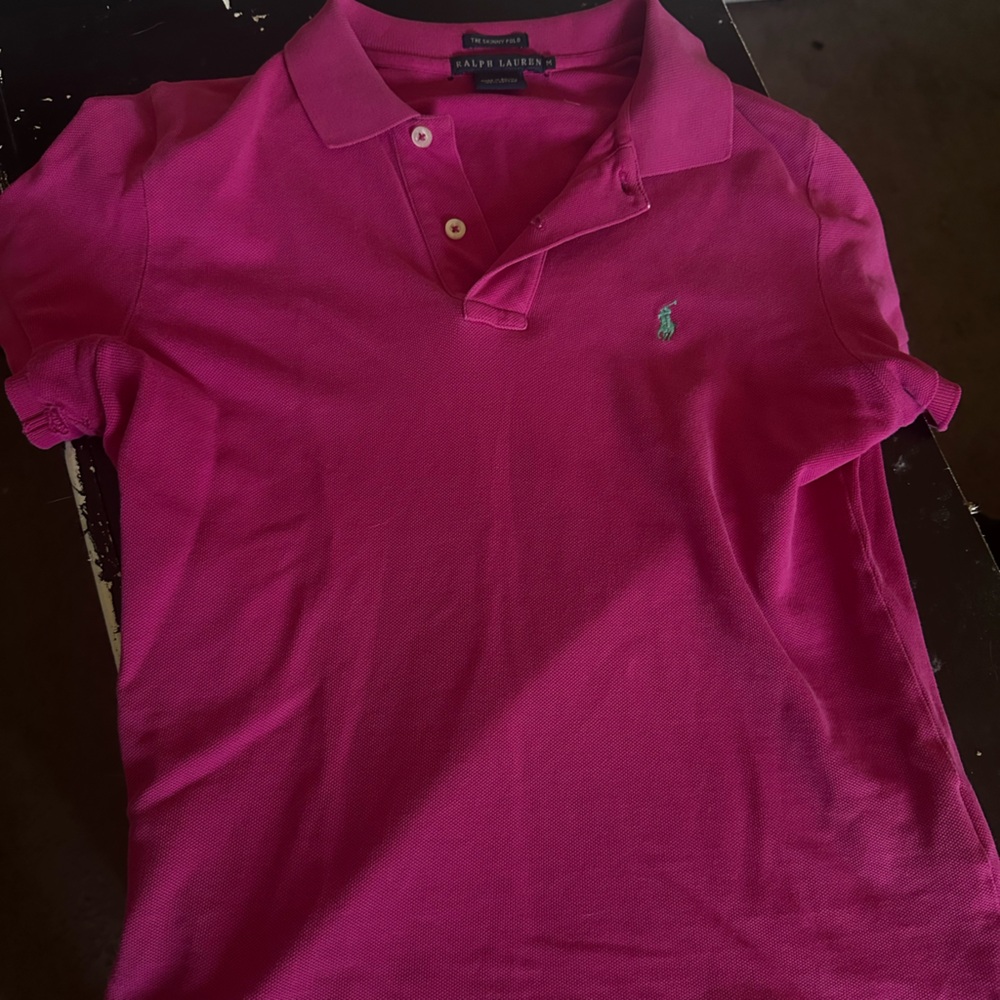 Ralph Lauren Bright Pink Polo Shirt